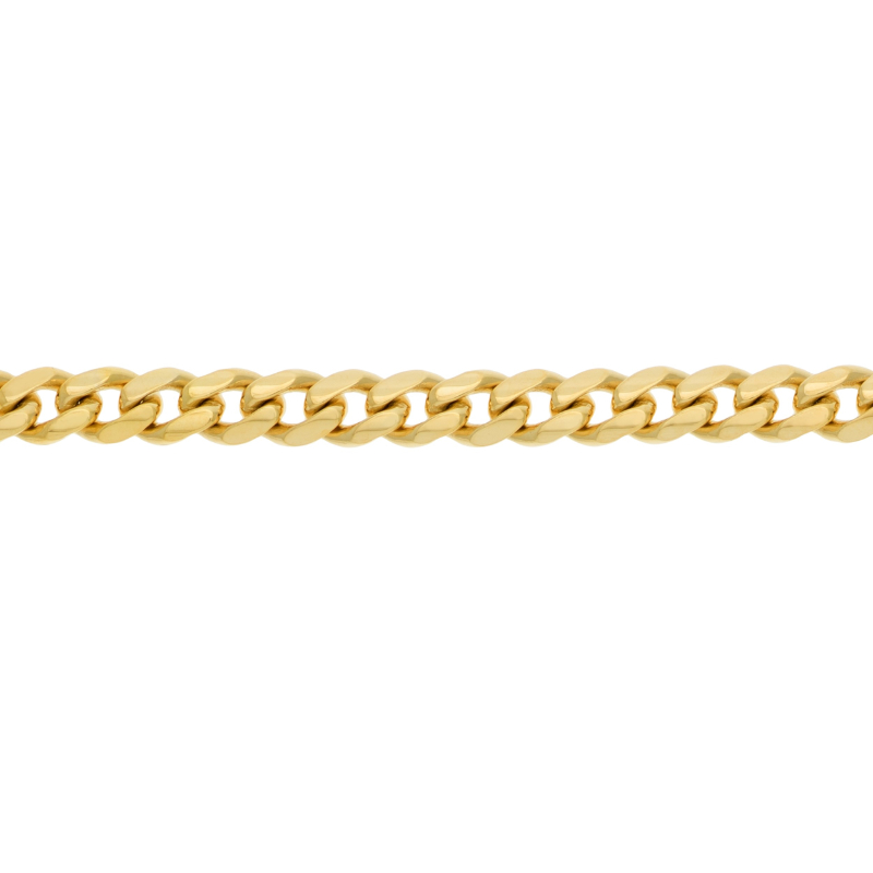 14K Yellow Gold Miami Cuban Link Bracelet